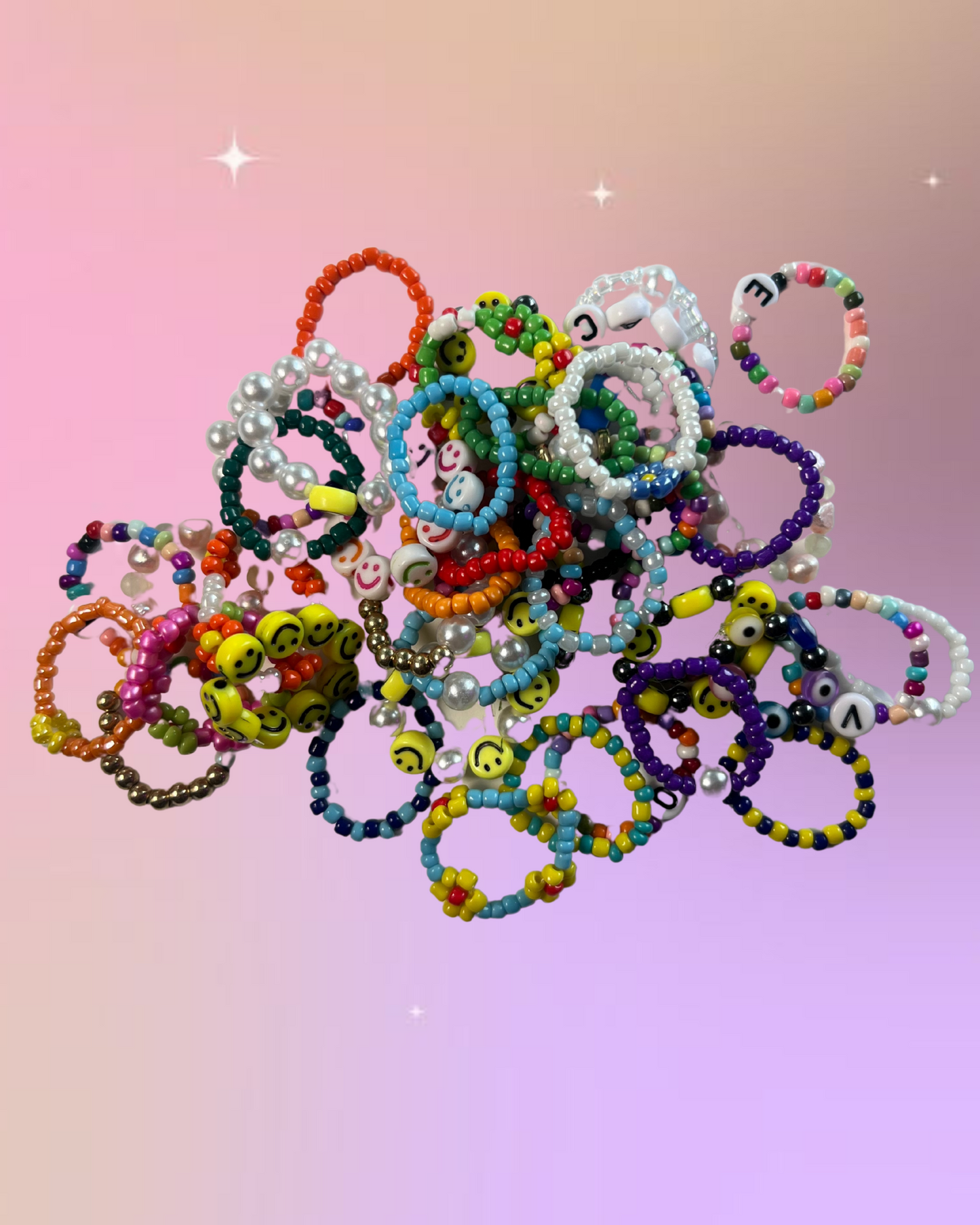 beaded ring