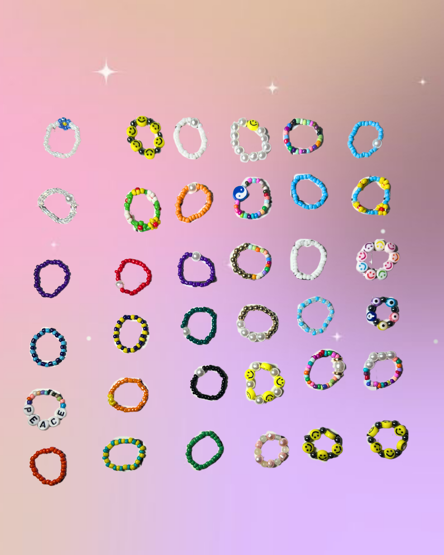 beaded ring