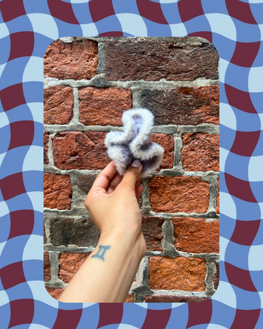 crochet mini scrunchie