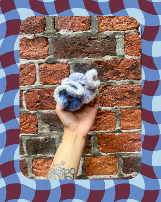 crochet mini scrunchie